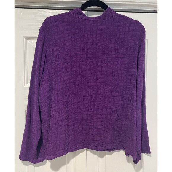 Vintage Russ Berens Womens Button Up Jacket Size L Lagenlook Y2K 90s Boho Indie - Picture 2 of 12